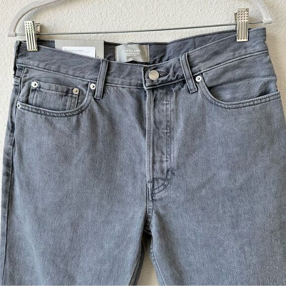 NWT Everlane The Relaxed Straight Jean in Grey Side 27 Regular - Picture 5 of 8
